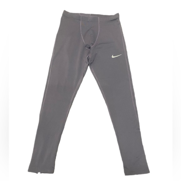 Nike Women’s Dri-Fit Violet Purple Stretchy Athletic Workout Legging Pants Sz L - Picture 1 of 3